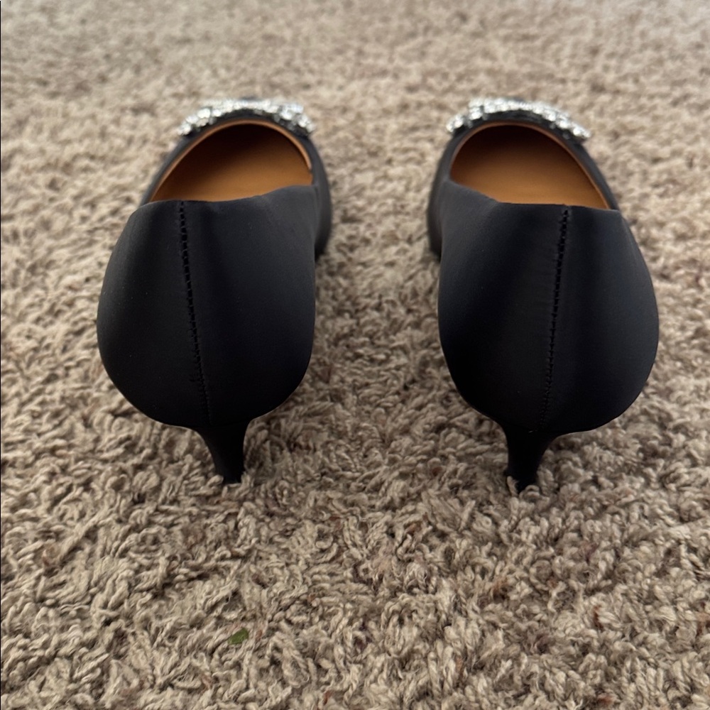 I. Crew Crystal Bow Kitten Heels - Picture 7 of 13